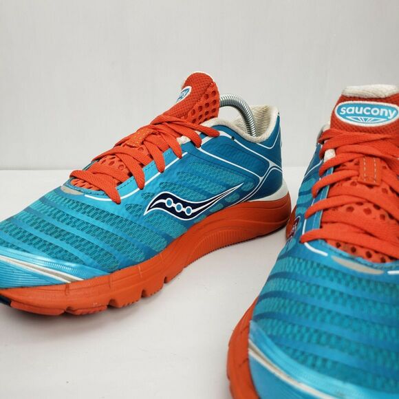 Saucony Kinvara Blue / Orange‎ Shoes 10157-4 Pro Grid Running - Women's Size 10 - Picture 7 of 10